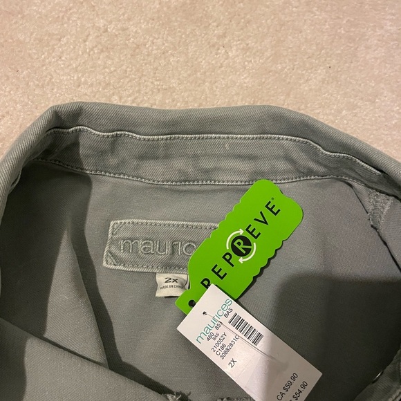 MAURICES denim jacket- 2X NWT - Picture 6 of 9